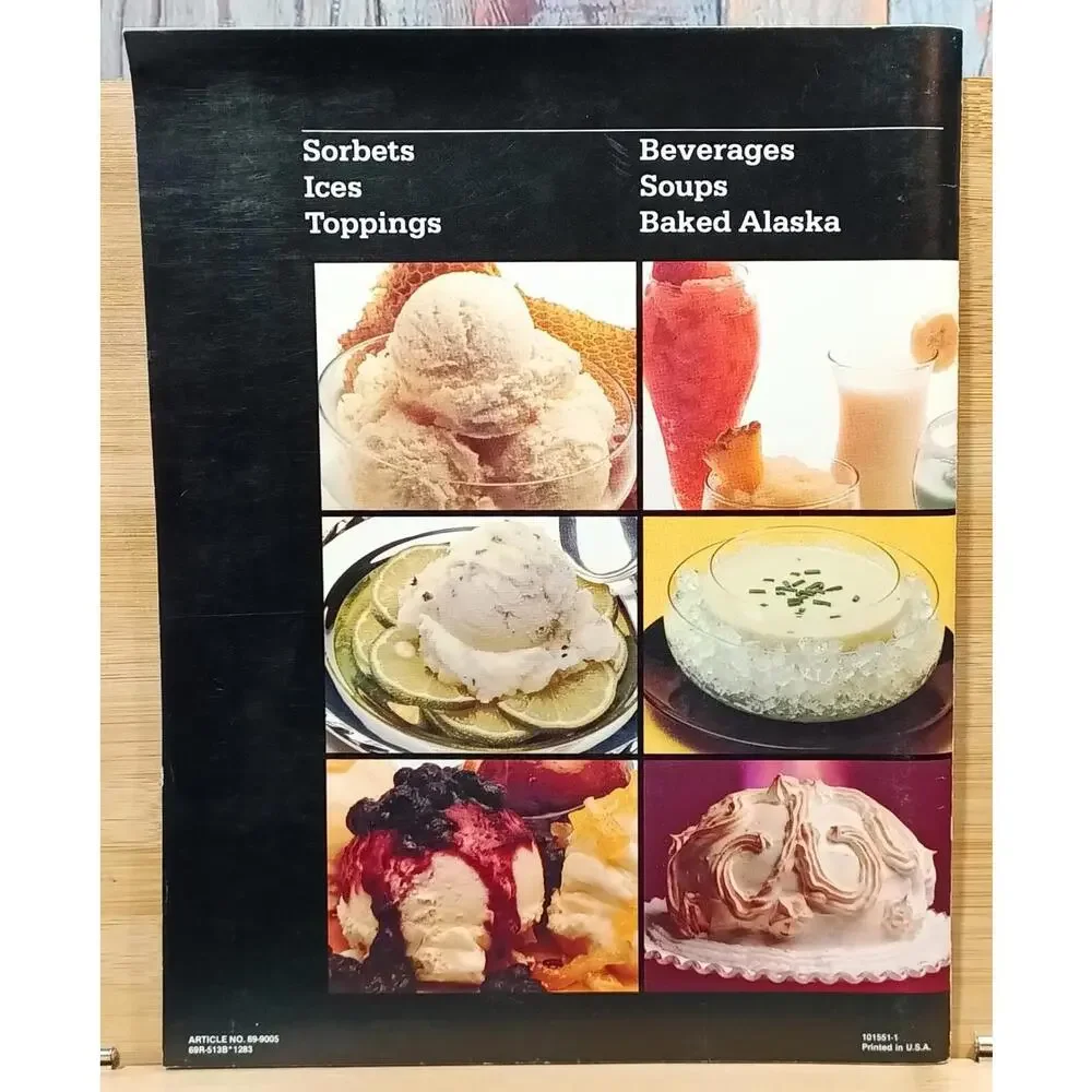 Ice‎ Cream Machine Recipe Book by Montgomery Ward